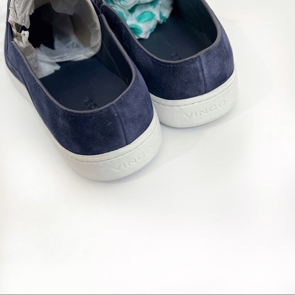 Vince Verrell Slip On Sneaker Shoe Deep Blue - Picture 8 of 9
